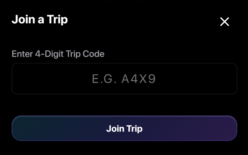 Guest Join Trip